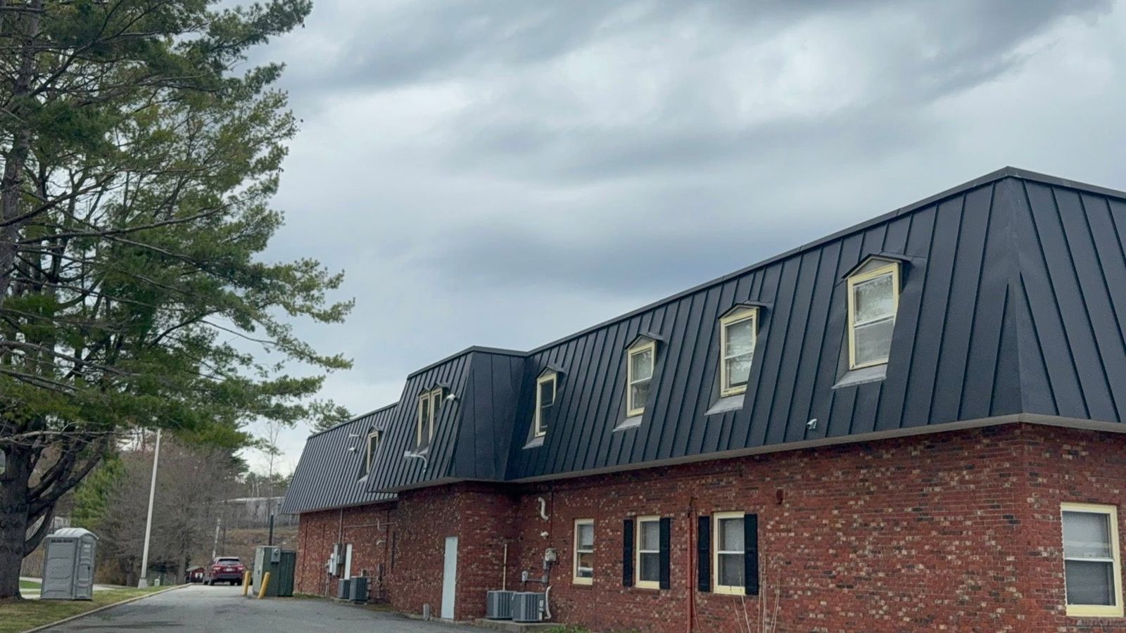 Commercial metal roof