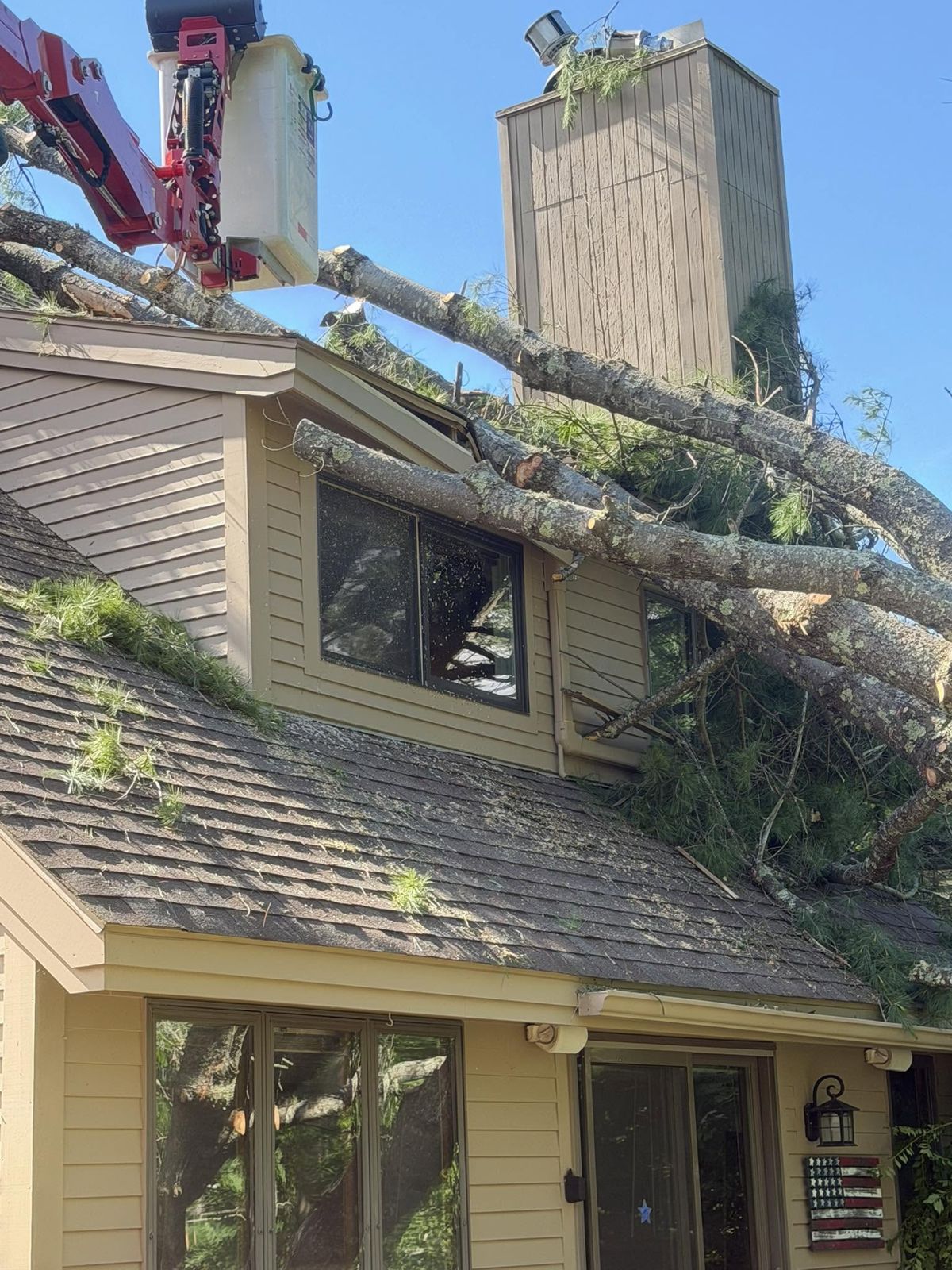 Storm and tree damage repair